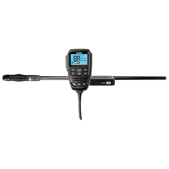 Uniden X76VP 80 Compact Channel UHF CB Radio with AT500 HD Antenna