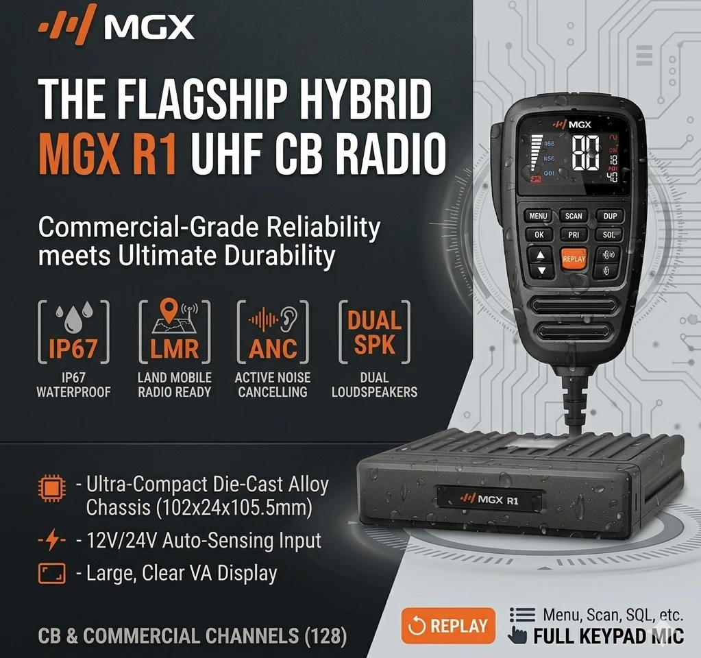 MGX UHF CB Radio