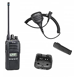 Icom IC-41PRO 80CH UHF CB Handheld + HD Remote Speaker Microphone