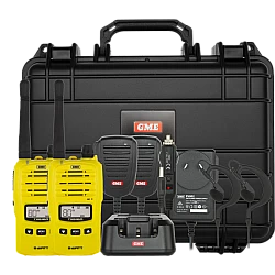 GME TX6165YTP Yellow 5 watt IP67 Handheld UHF CB Tradies Pack GME TX6165YTP Yellow 5 watt IP67 Handheld UHF CB Tradies Pack