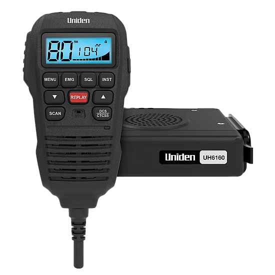 Uniden UH6160 Mini UHF CB with Remote speaker Mic