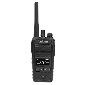 Uniden UH755 CH 5 Watt UHF CB Splashproof Handheld Radio