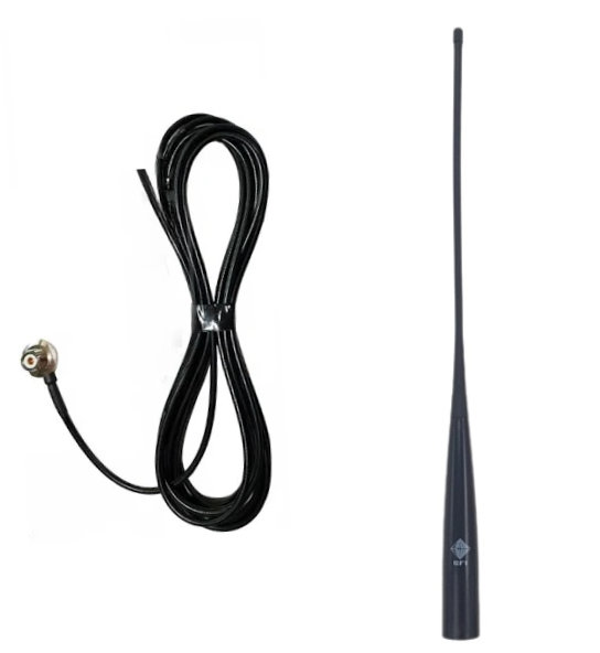 RFI CD30 VHF/UHF/UHFCB Dual Band Antenna (148-174/400-477 MHz) 5M Cable