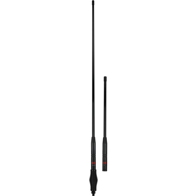 GME AE4702BTP Black 6.6  2.1 dbi Twin dBi UHF CB All Terrain Antenna Pack
