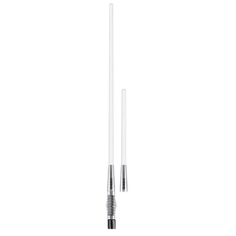 Uniden ATX970TWIN White Removable Extra Heavy Duty 6.6dBi + 3dBi UHF CB antenna