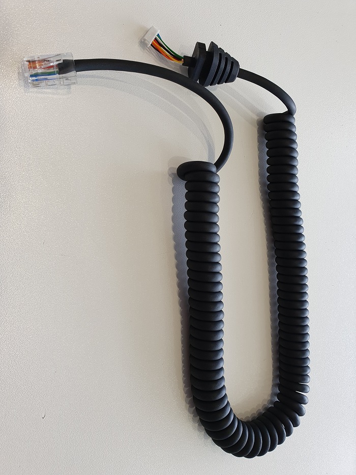 GME Replacement HD curly cord for the MC634 microphones