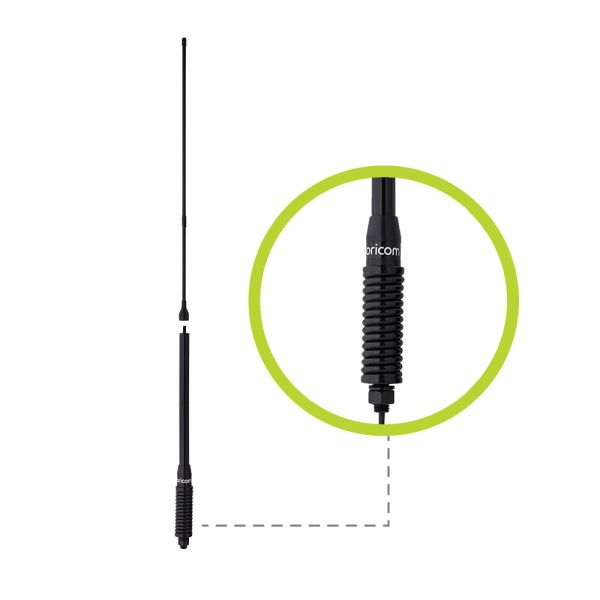 Oricom ANU1100 All-Terrain UHF Antenna Pack 3dBi/6.5dBi 477MHz 103cm