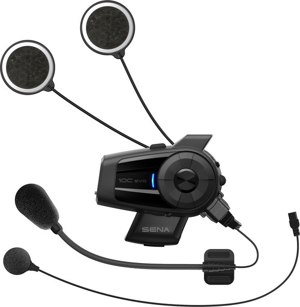 Sena 10C EVO Bluetooth Motorcycle Communication and 4K Camera