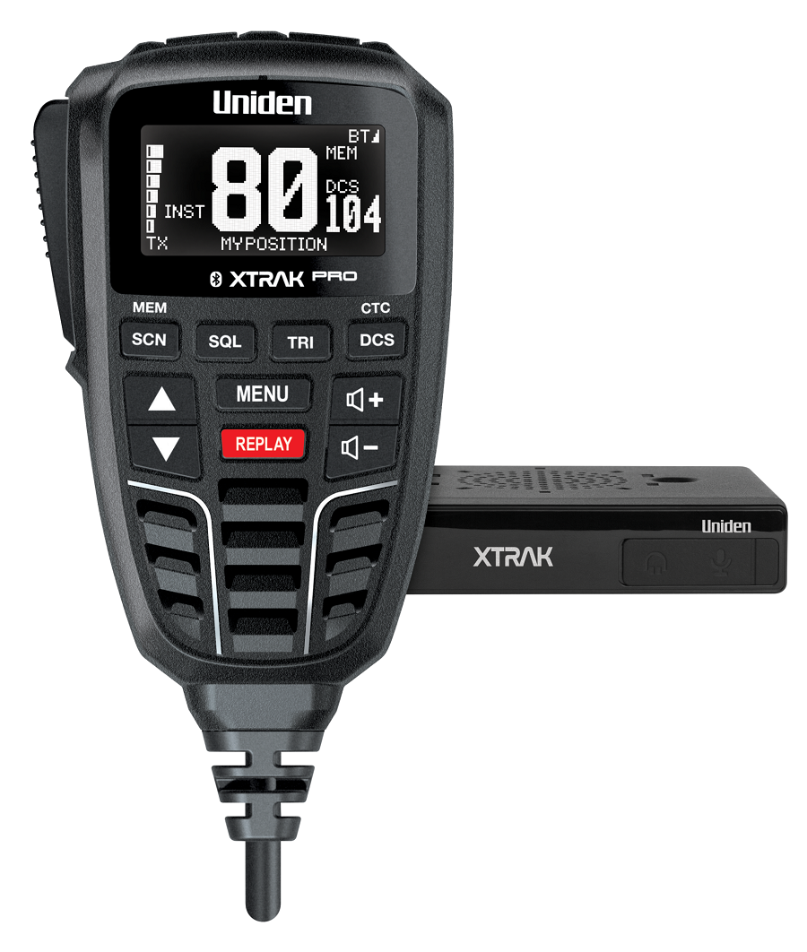 Uniden XTRAK 80 Pro Smart UHF CB Radio with Location Sharing