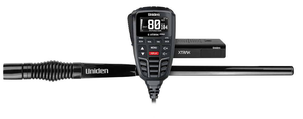 Uniden XTRAK 80 Pro Smart UHF CB Radio & ATX970S 4x4 Pack