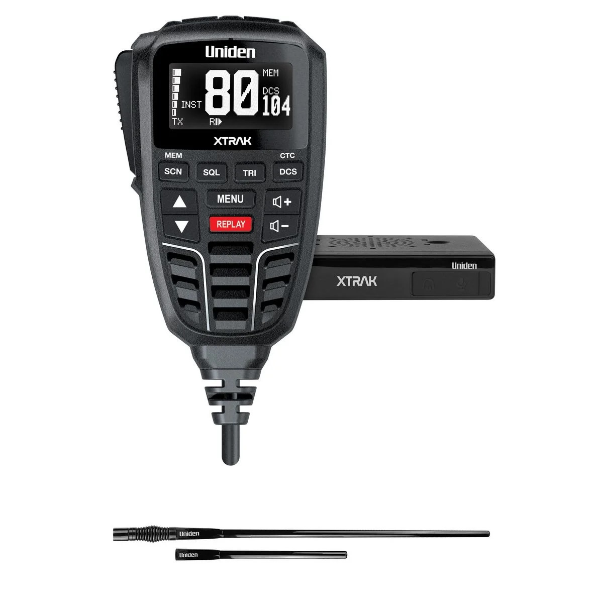 Uniden XTrak 80 & ATX970 Twin Antenna Territory Pack Uniden XTrak 80 & ATX970 Twin Antenna Territory Pack