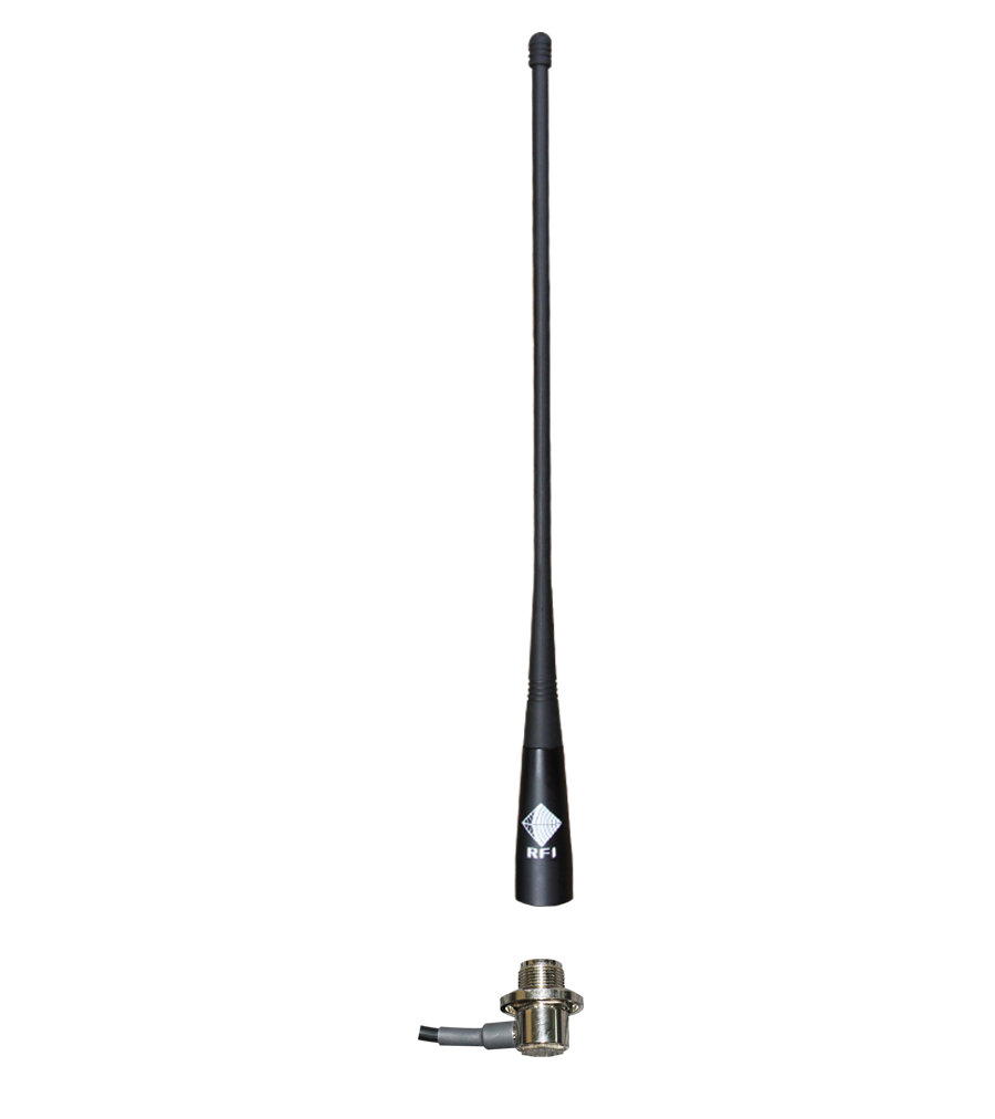 RFI CD34 Rugged UHF CB 4dBi Removable Compact Antenna Kit 