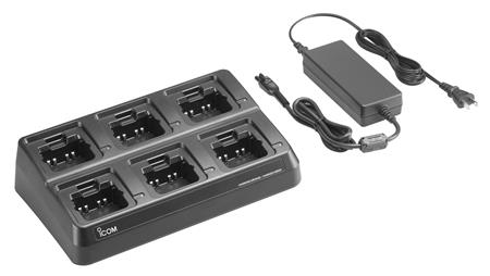 Icom BC214  IC-41PRO 6 Pocket Multibank Charger