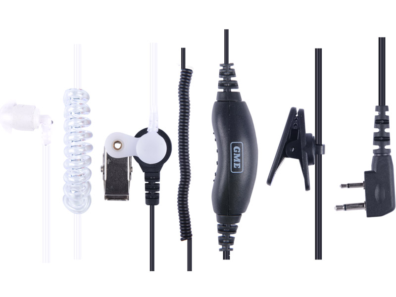GME HS010  Ear Microphone Airtube Headset suits TX677 TX685 TX6150