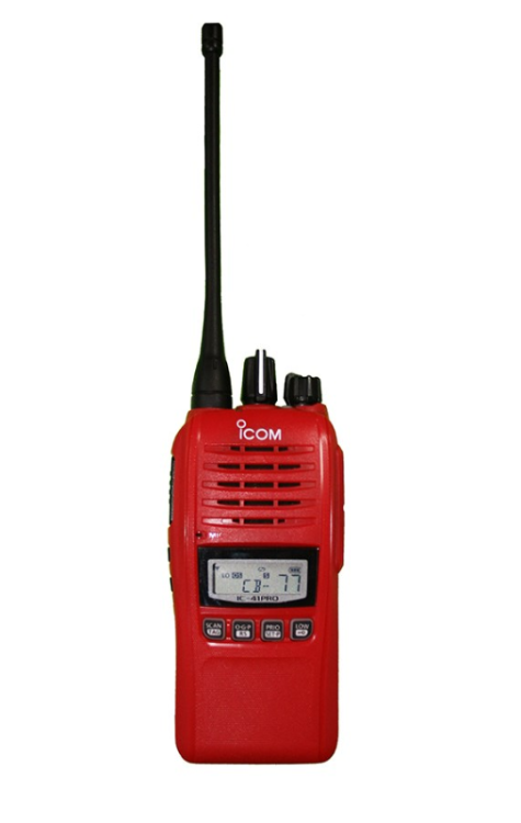 Icom IC-41PRO  Red Edition Waterproof 80CH UHF CB Handheld