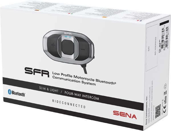 Sena SFR Low Profile Motorcycle Bluetooth Communication System