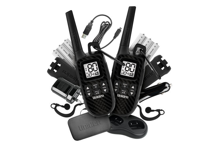 Uniden UH620-2DLX 2W Uhf CB  Adventure Radio Twin Pack