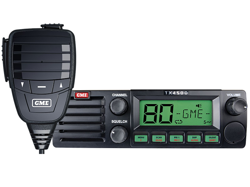 GME TX4500S DIN Size UHF CB Two Way In Car Vehicle Radio
