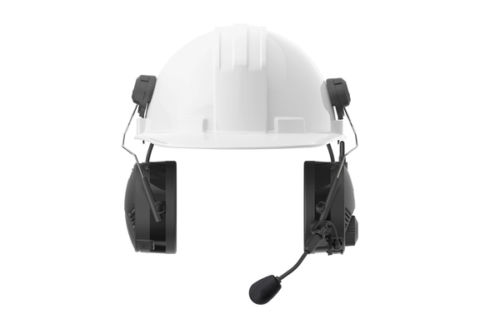 Sena Tufftalk Hard Hat Mount Earmuff with Long-Range Bluetooth Communication